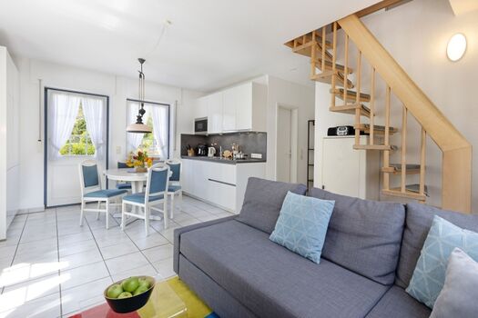 Wohn und Essbereich mit offener Küche