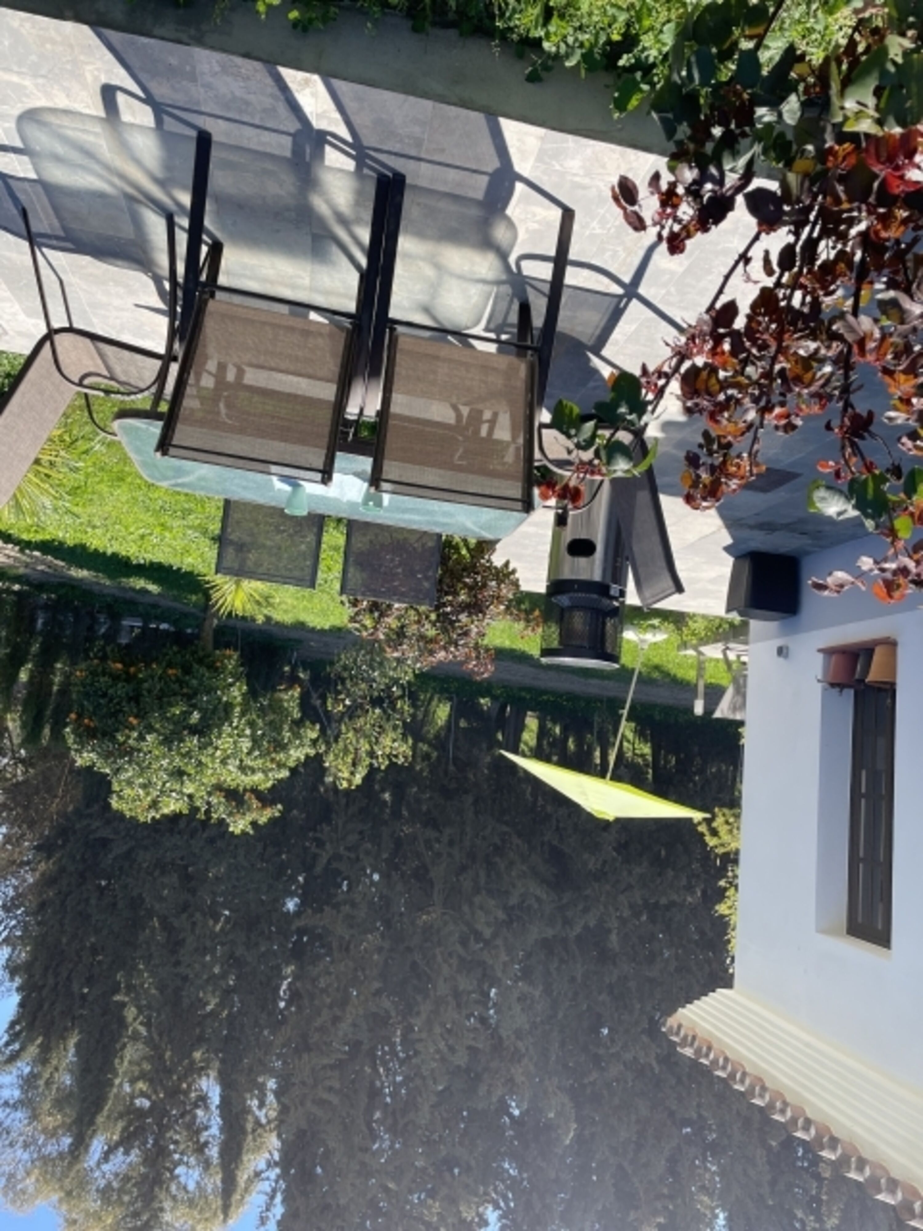Terrasse am Eingang