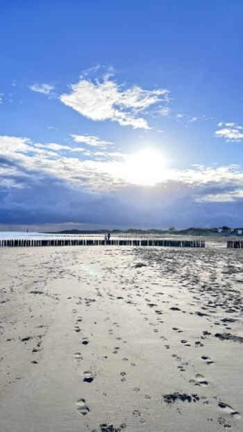 Einfach rausgehen. Strand genießen