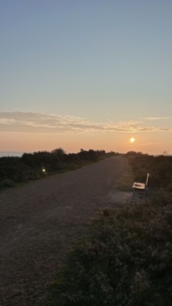 Goldene Ruhe über dem Meer
