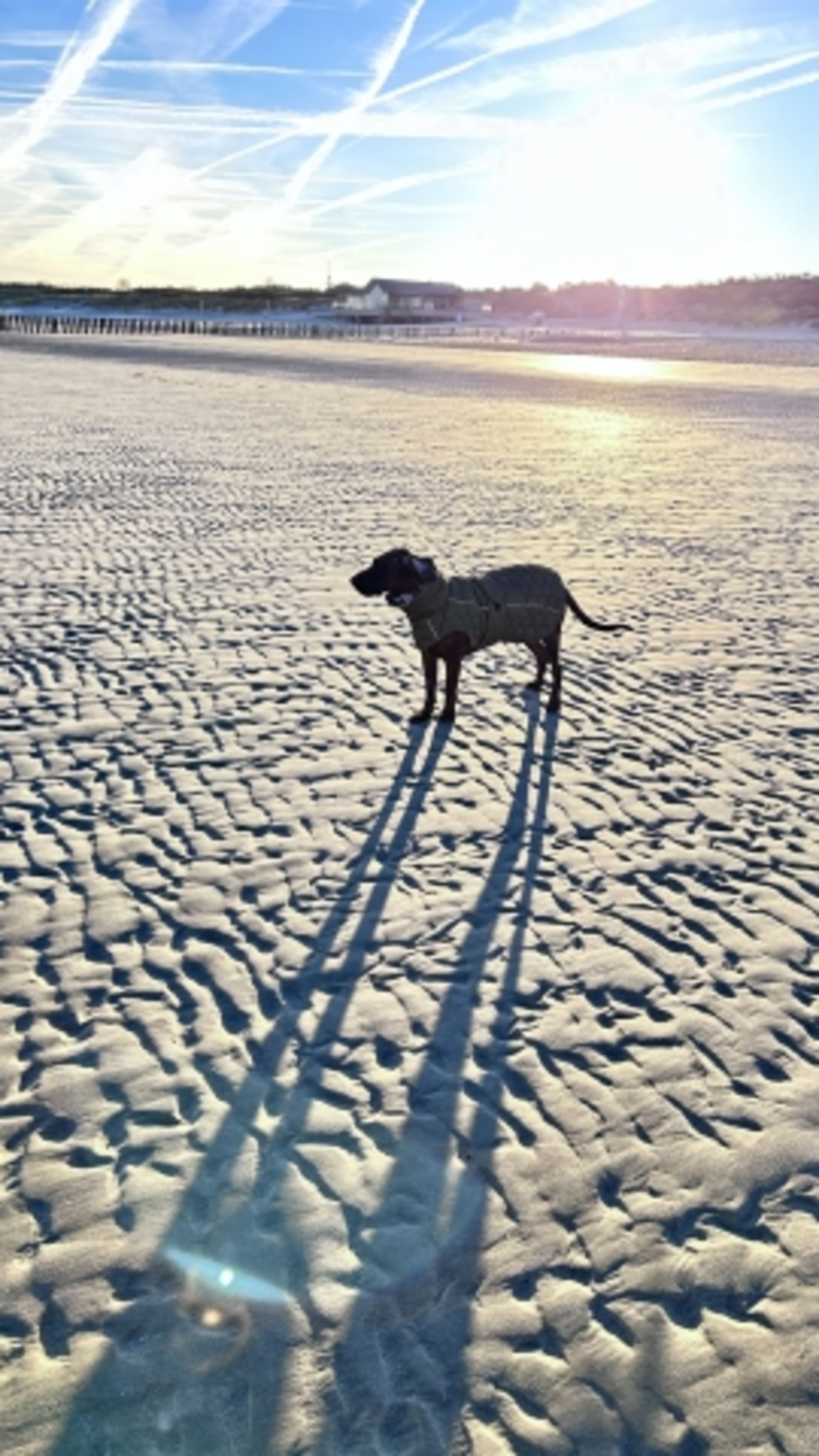 Nur wir und der Strand