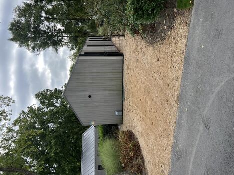 Parkplatz vor dem Chalet