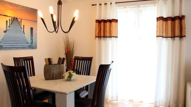 Essgruppe in der Ferienwohnung Freibeuter in Sellin