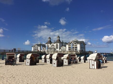 die wunderschöne Seebrücke von Sellin auf Rügen