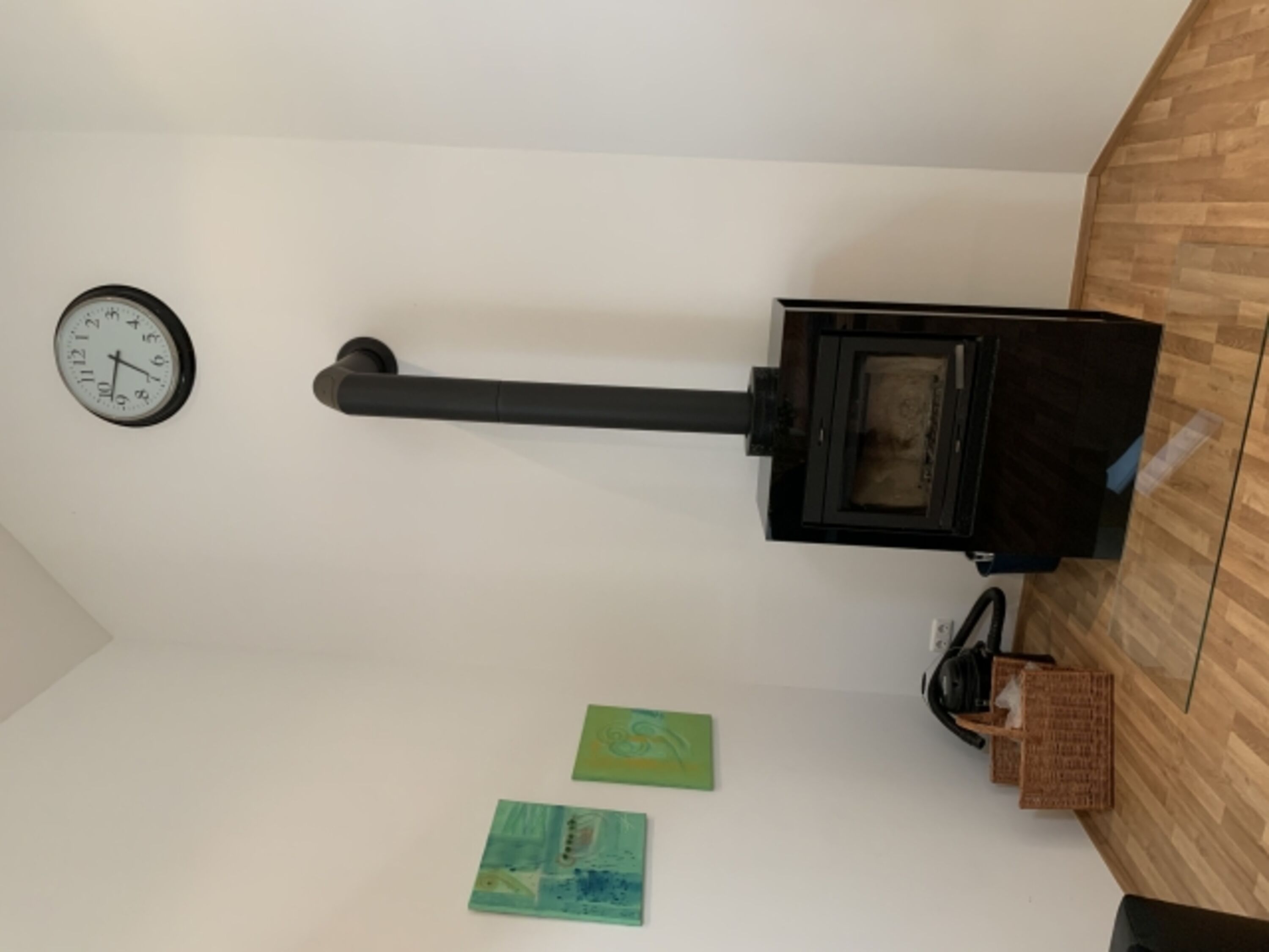 Kamin im Wohnzimmer 