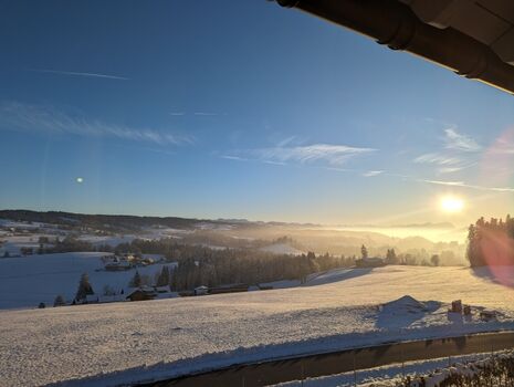 Ausblick im Winter