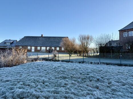 Hausansicht im Winter