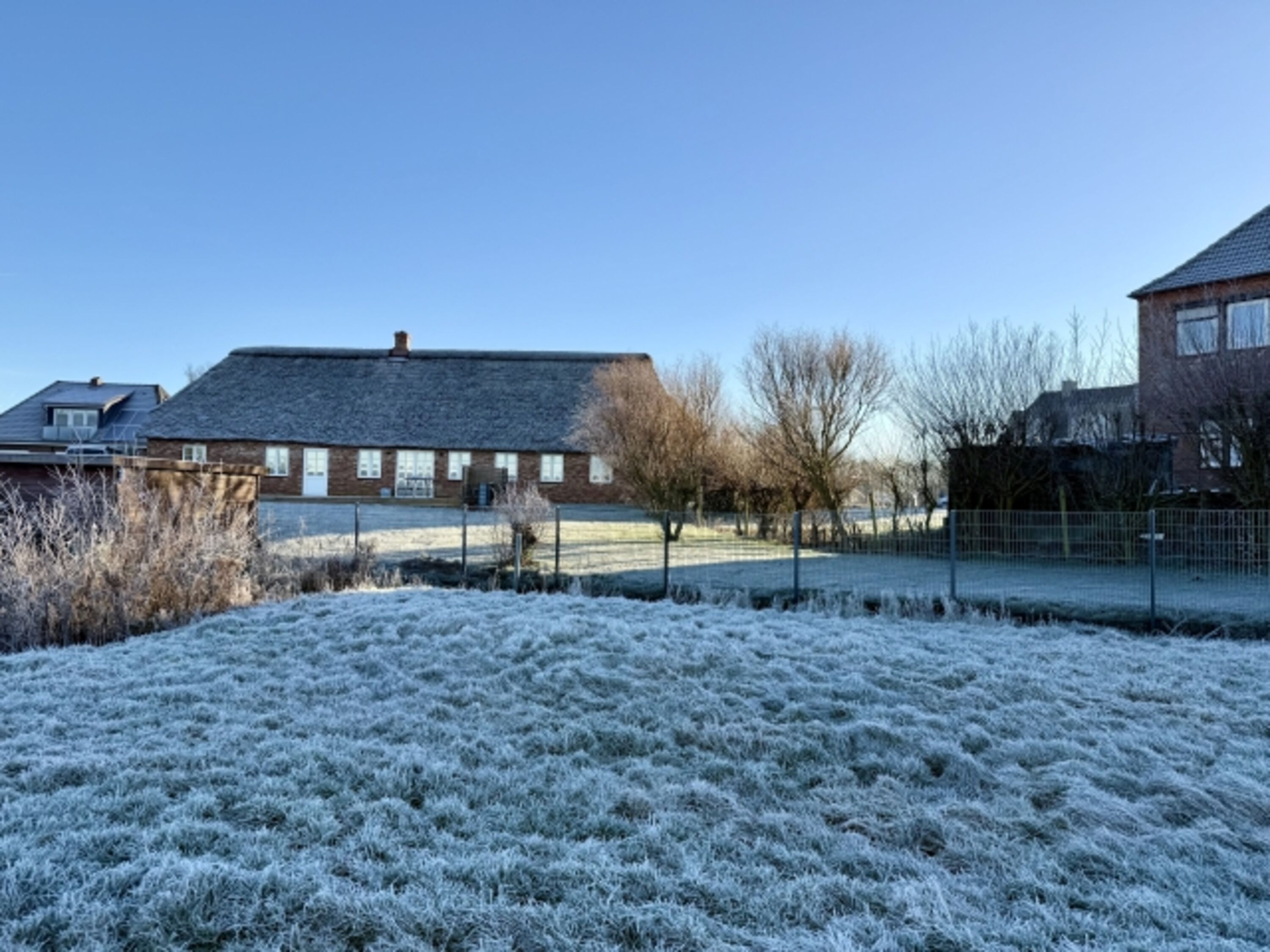 Hausansicht im Winter