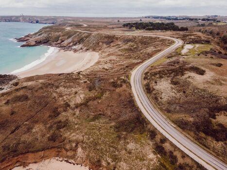 Küstenwanderweg bei Erquy nahe der Ferienunterkunft in der Bretagne