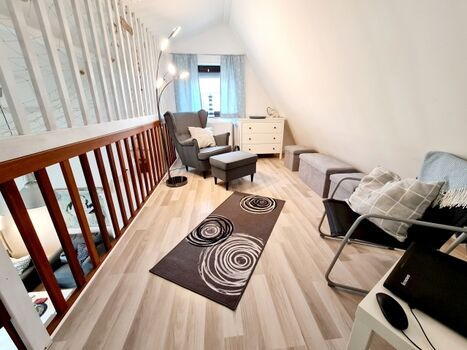 Galerie mit Leseecke