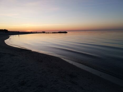 Sonnenuntergang im Watt