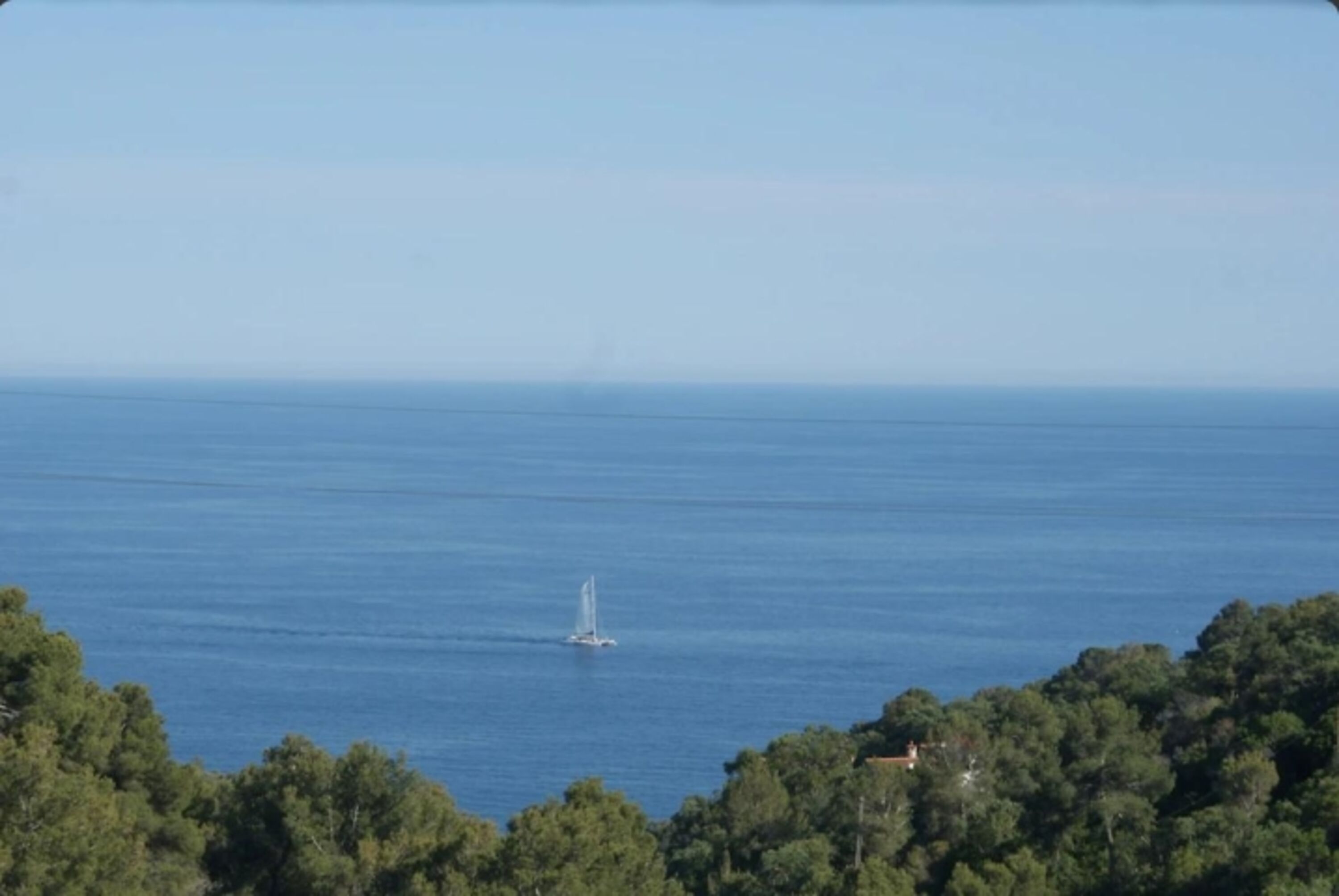 Blick vom Balkon