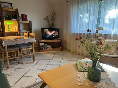 Wohnzimmer mit Eßtisch