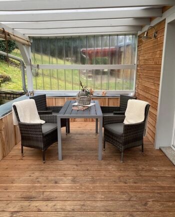 Außenterrasse Essbereich