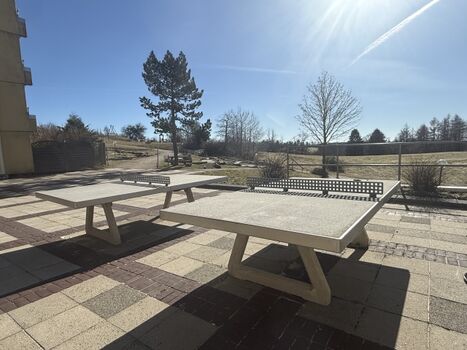 Tischtennis in der Ferienanlage