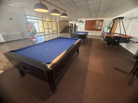 Billard, Kicker, Dart in der Ferienanlage