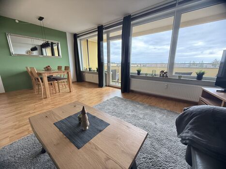 Wohnzimmer mit Fernblick