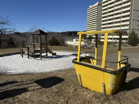 Spielplatz in der Ferienanlage