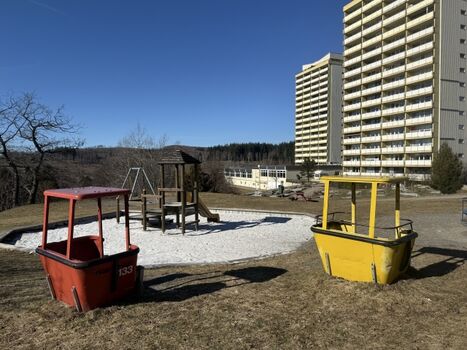 Spielplatz in der Ferienanlage