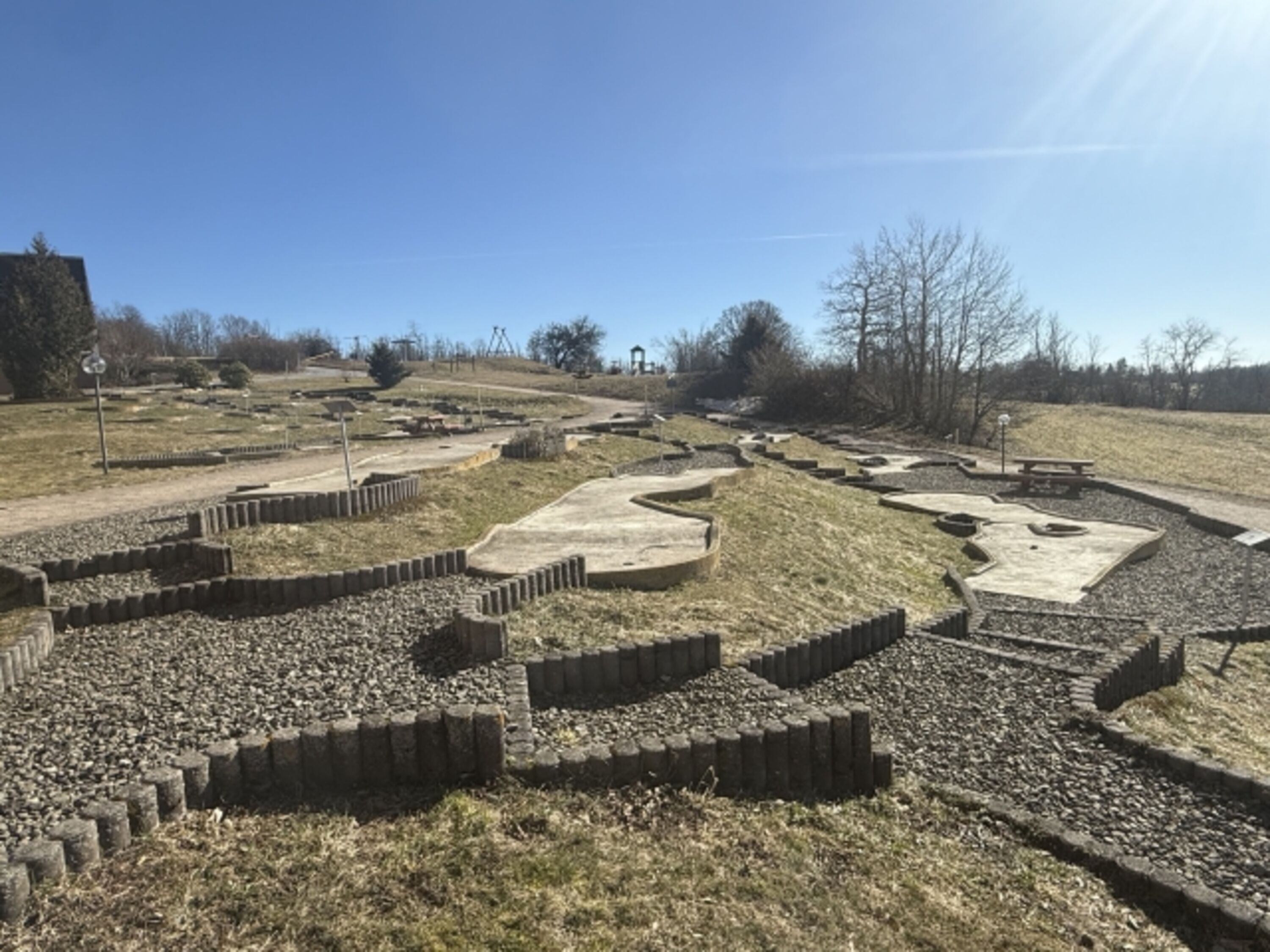 Minigolf direkt in der Ferienanlage