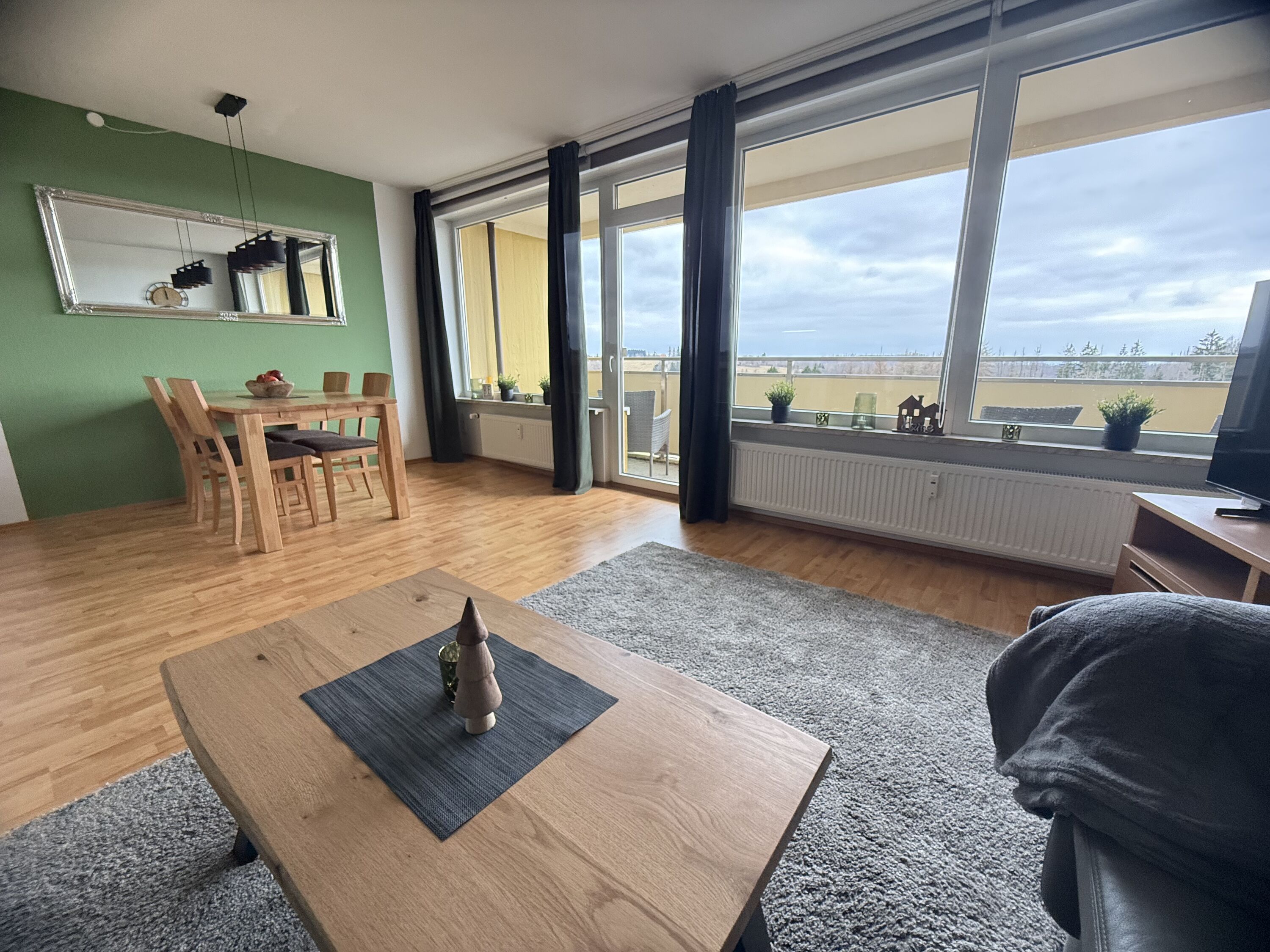 Wohnzimmer mit Fernblick
