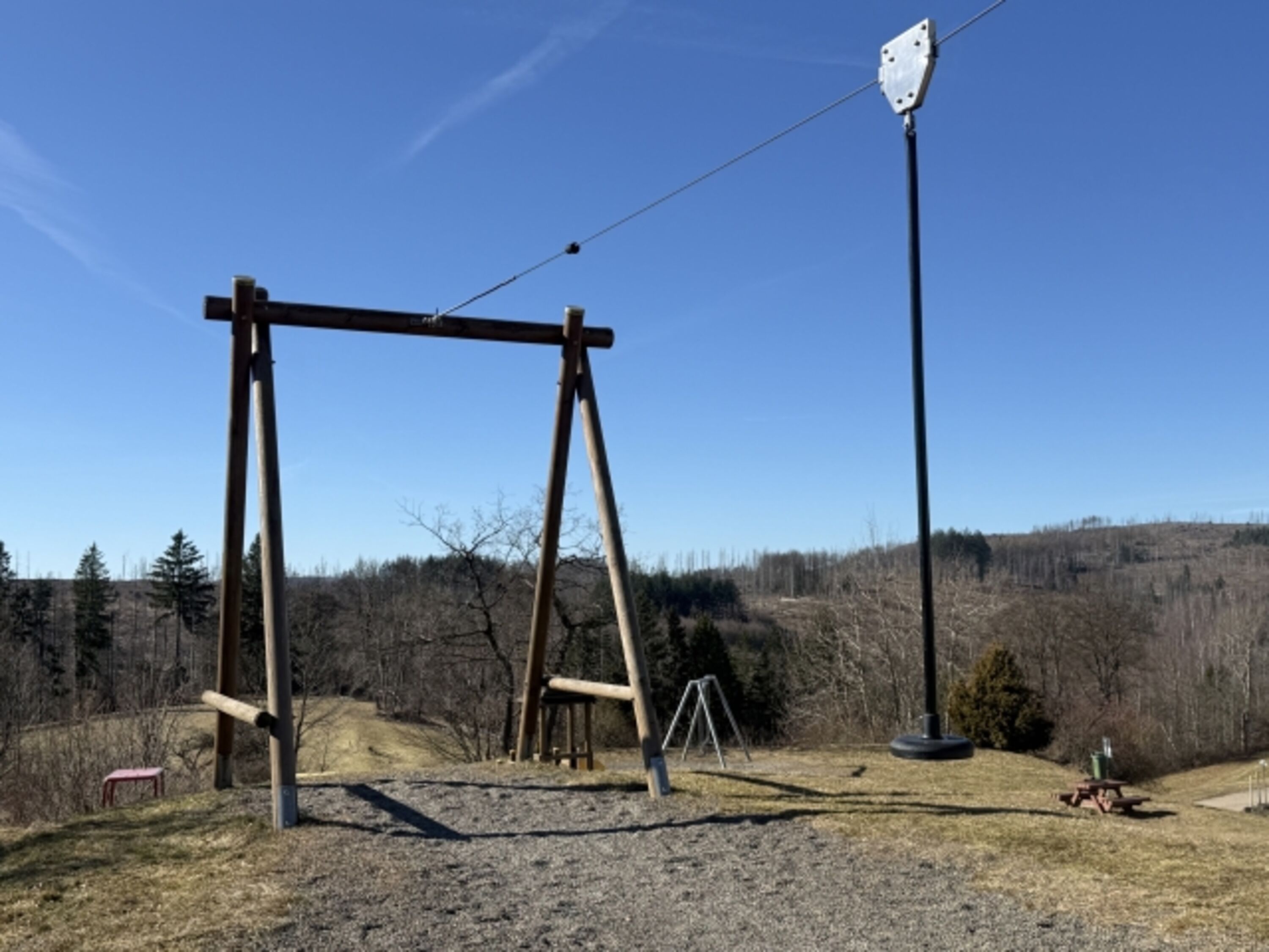 Spielplatz in der Ferienanlage