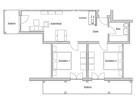 Fewo Alpspitze Grundriss