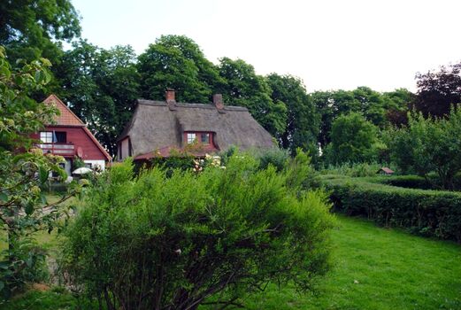 Von der anderen seite des Gartens