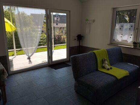 Blick auf die Terrasse