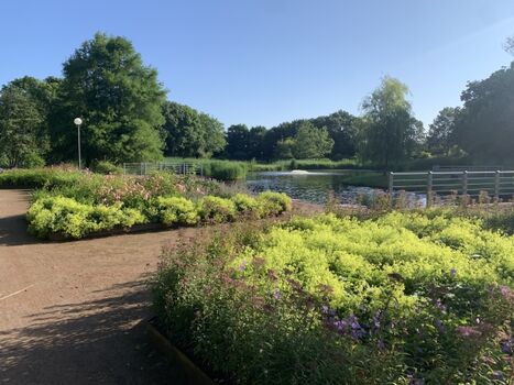 Der Kurpark in Bensersiel