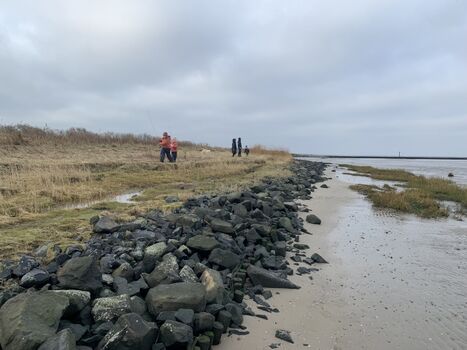 Der Naturstrand im Herbst