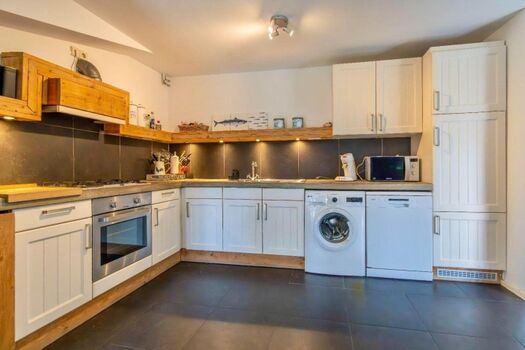 Die offene Küche mit allem Komfort