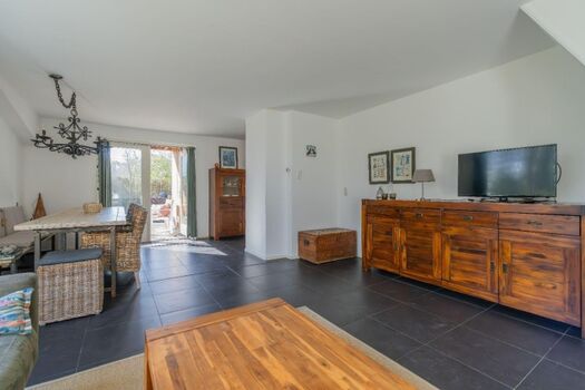 Das helle Wohnzimmer