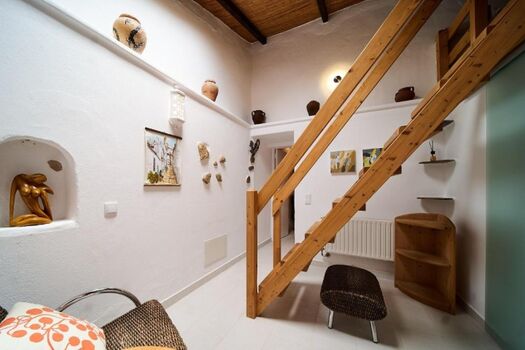 Treppe zur Schlafempore