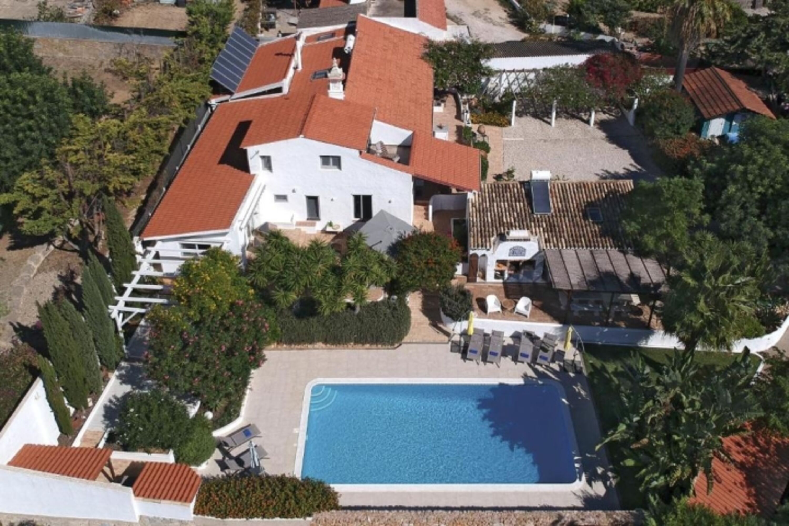 Casa Palmeira von oben