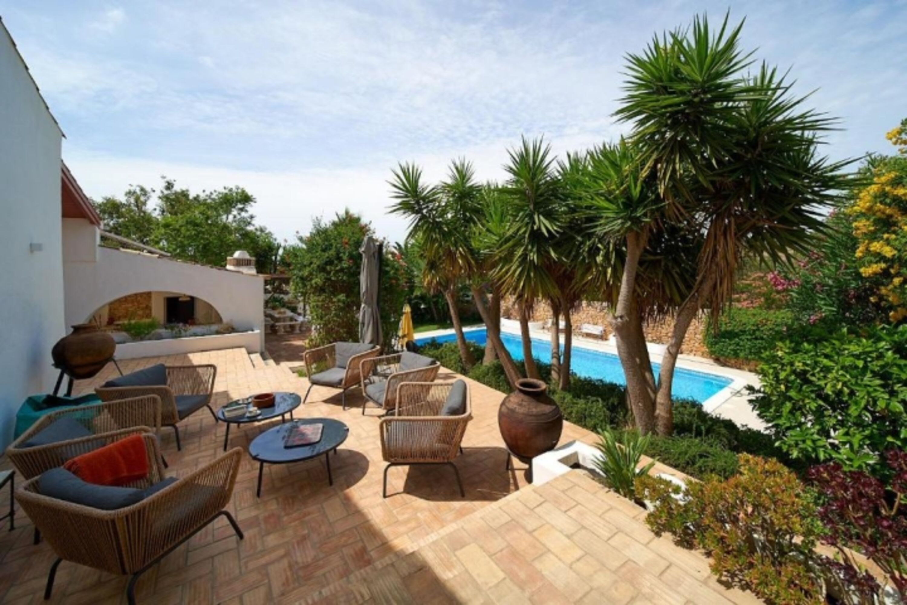 Terrasse am Pool