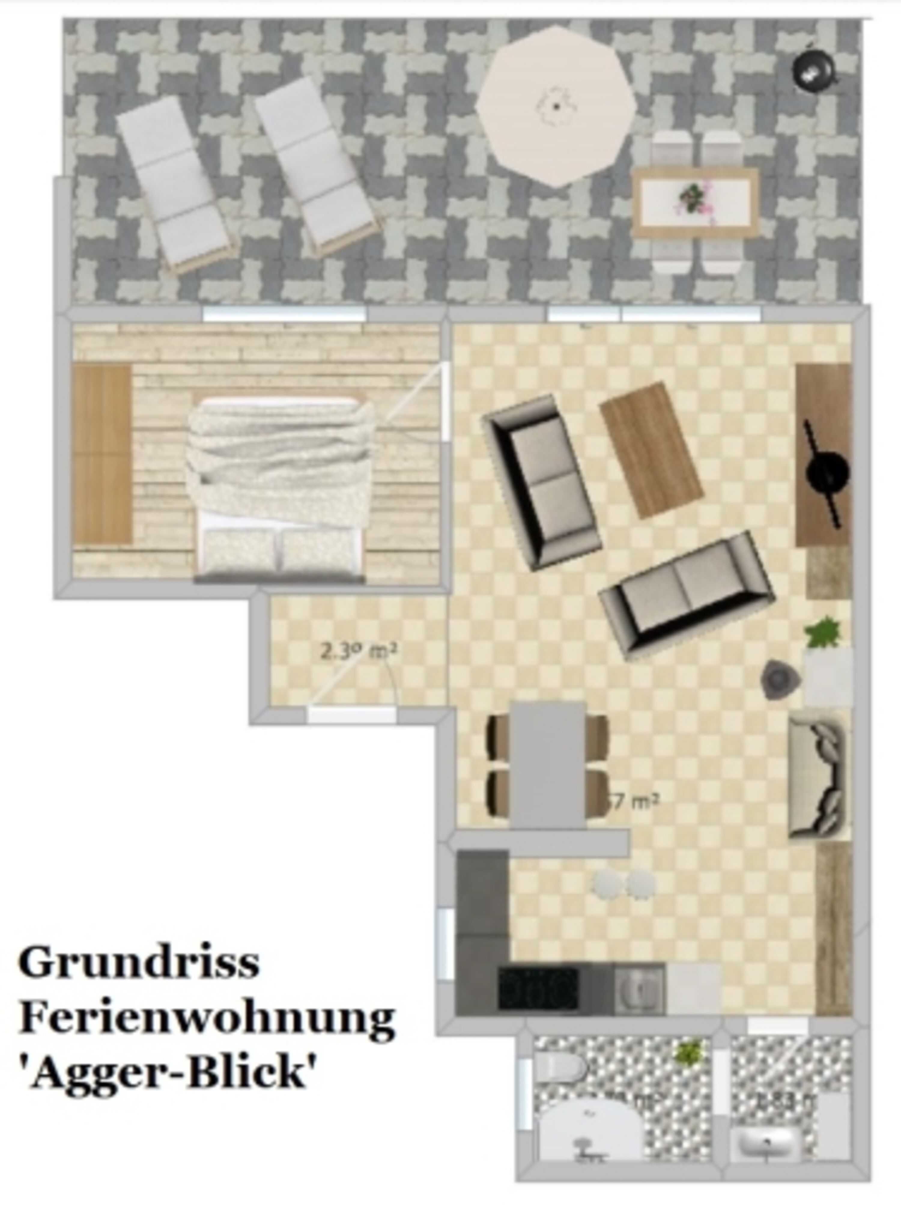 Wohnungsschnitt