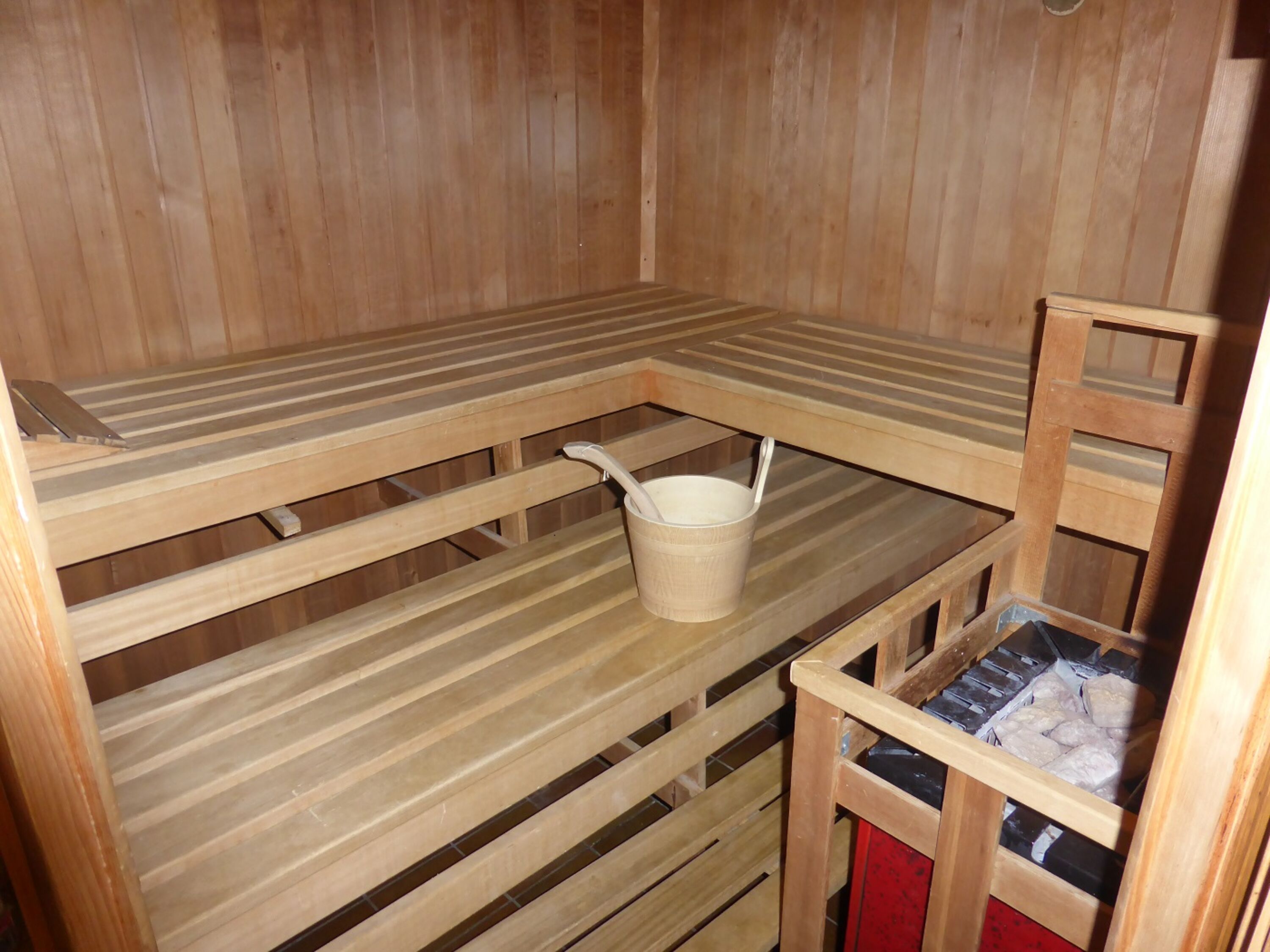 Die Sauna im Badezimmer