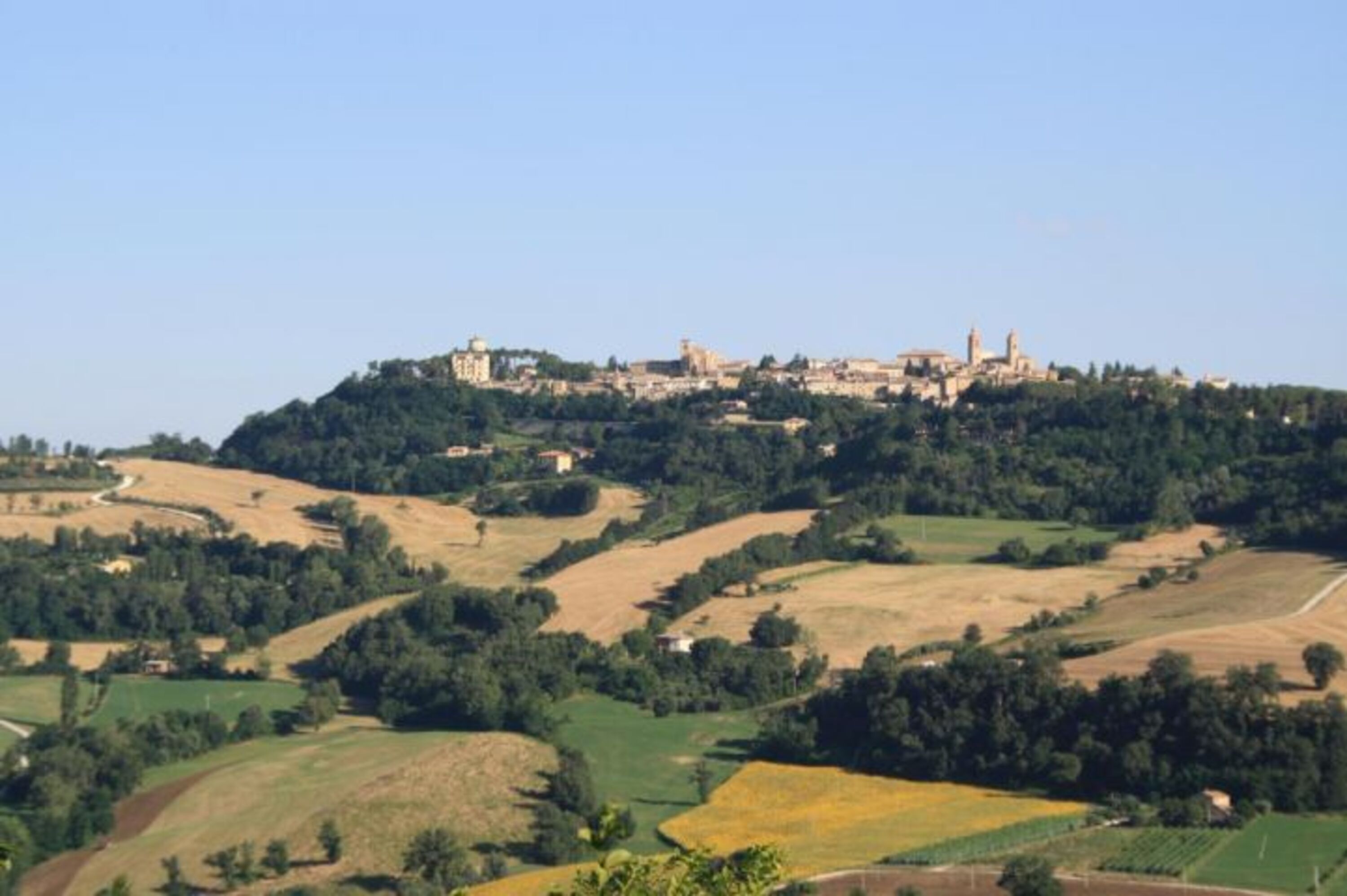 Blick auf San Ginesio, eintauchen ins Mittelalter