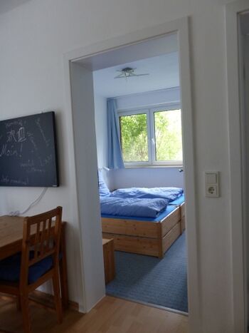 Blick in ein Sclafzimmer