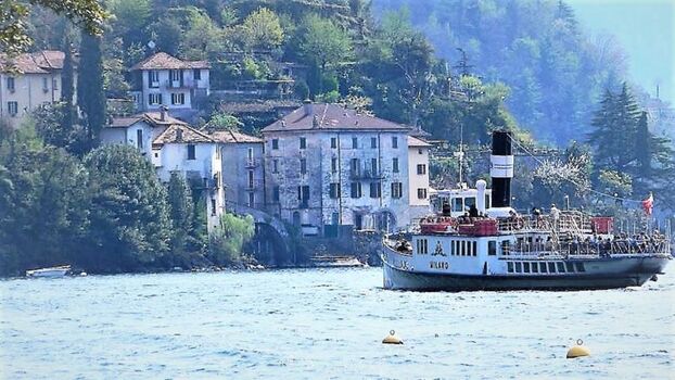 Die Faehre nach Nesso, Como und Bellagio