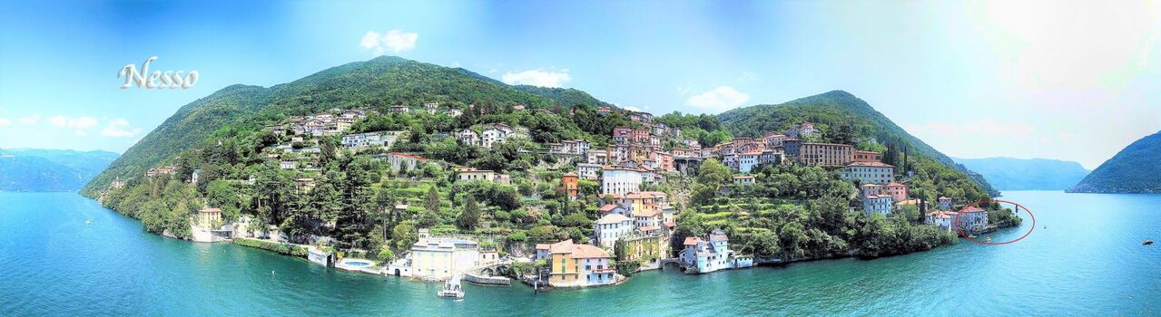 Das Palazzo mit der außergewöhnlich schönen Lage am Ufer