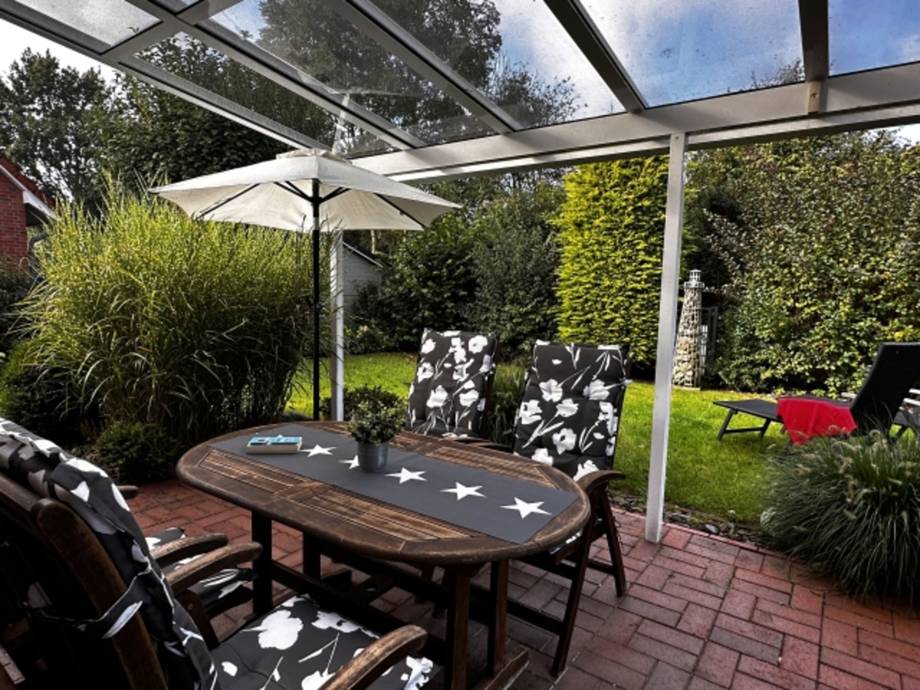 Überdachte Terrasse