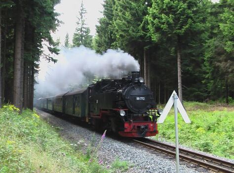 mit der Fichtelbergbahn nach Oberwiesenthal