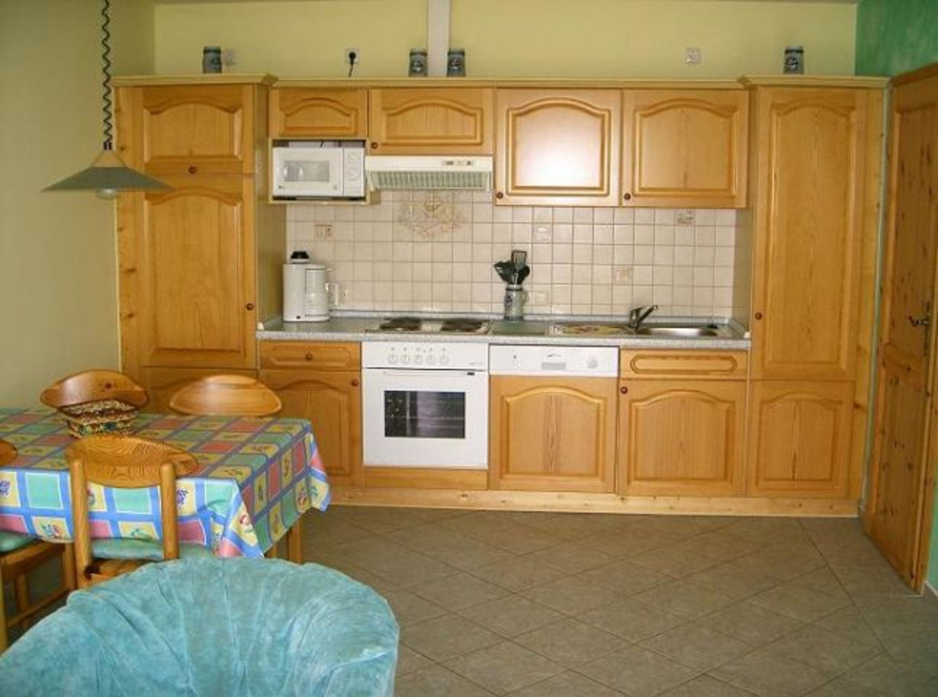 Typ 3 Wohnzimmer mit integrierter Küche