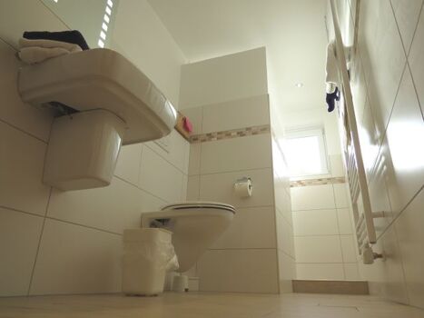 Duschbad mit WC barrierefrei begehbar