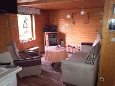 Wohnzimmerecke mit Kamin