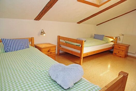 das dritte Schlafzimmer der Wohnung