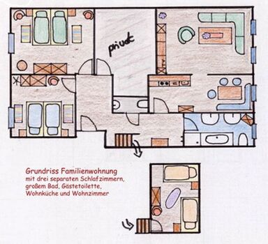 Grundriss nur zur Info nicht maßstabsgetreu