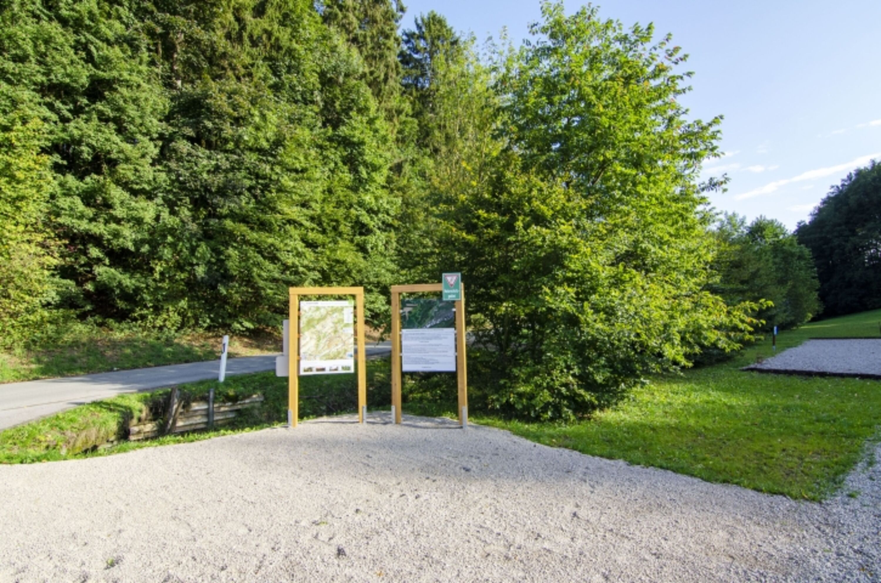 Infotafeln Wandergebiet